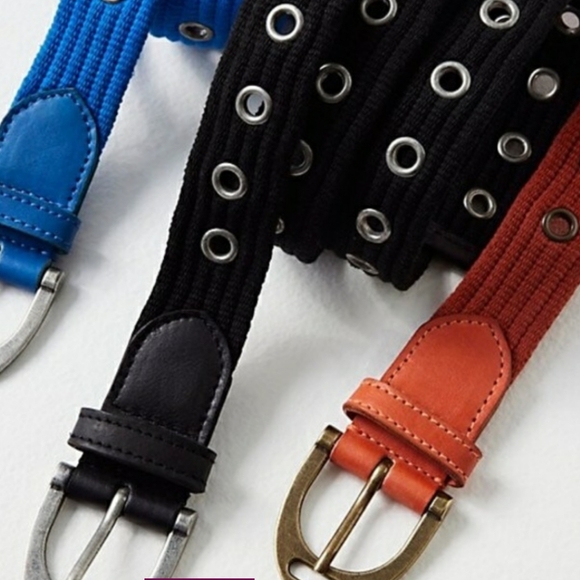 Free People Avril Grommet Belt.‎ M/L main image 4